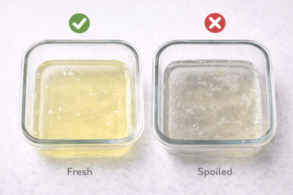 Comparison of fresh versus spoiled egg whites for food safety